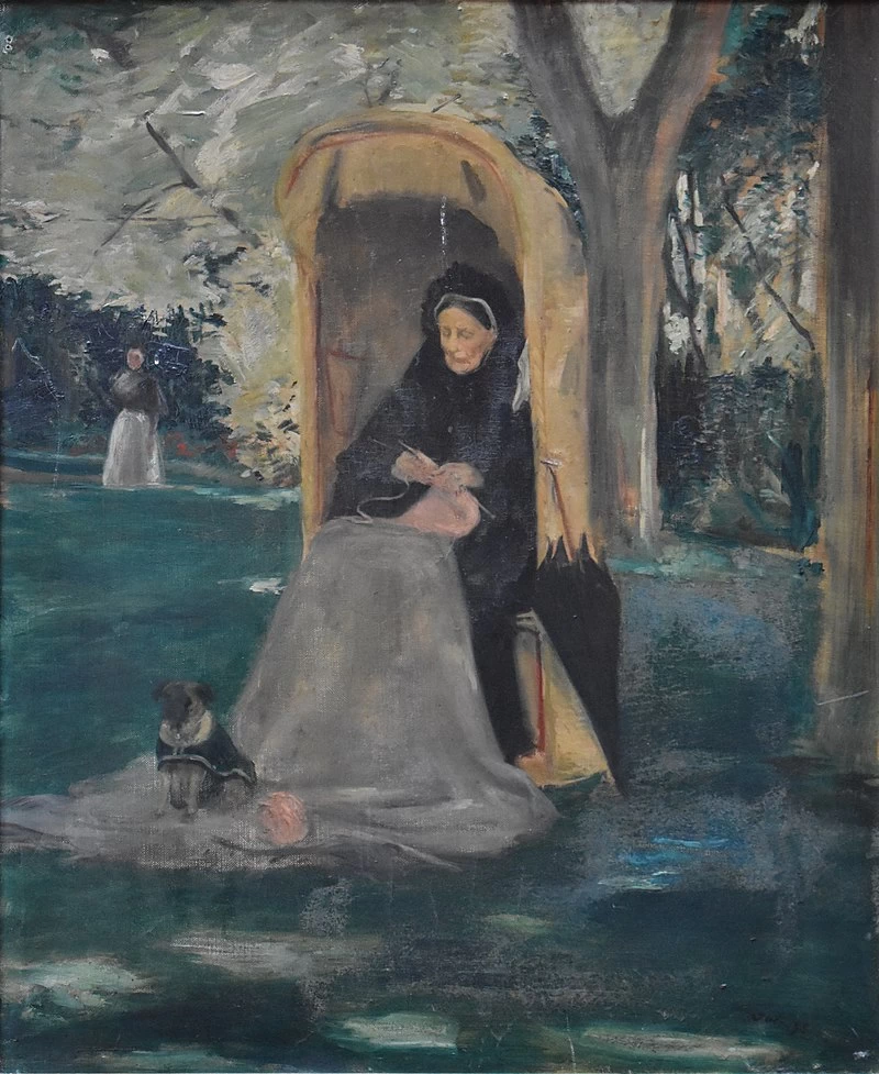 Ritratto della madre dell'artista - Musée Petiet de Limoux